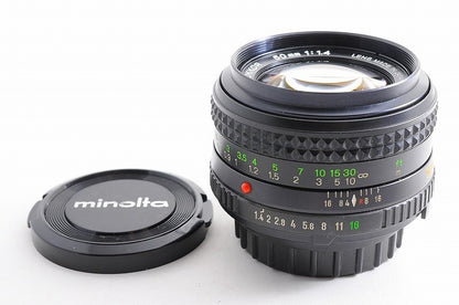 [NEAR MINT+] Minolta MD Rokkor 50mm f/1.4 Fast MF Lens Minolta MD Mount Japan