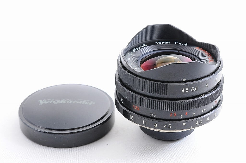 [TOP MINT] Voigtlander 15mm f/4.5 Super Wide Heliar Asph VM Mount Lens Japan