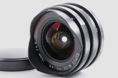 [TOP MINT] Voigtlander 15mm f/4.5 Super Wide Heliar Asph VM Mount Lens Japan