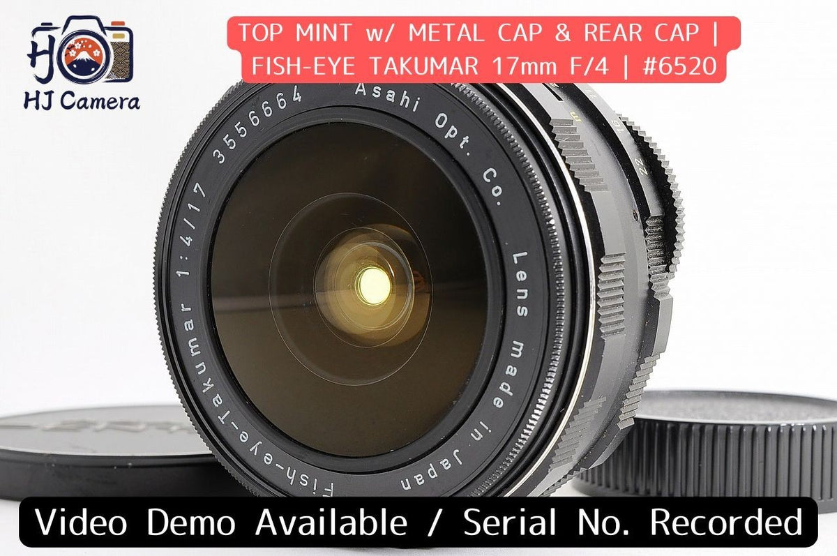 [Top Mint w/Metal Cap] Pentax Fish eye Takumar 17mm f4 MF Fisheye Lens M42 Japan