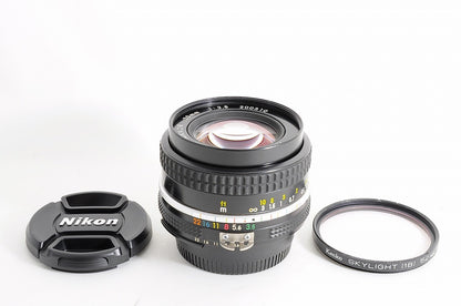 [Near Mint+ w/Filter] Nikon AI-S Nikkor 20mm f3.5 MF Ultra Wide Prime Lens Japan
