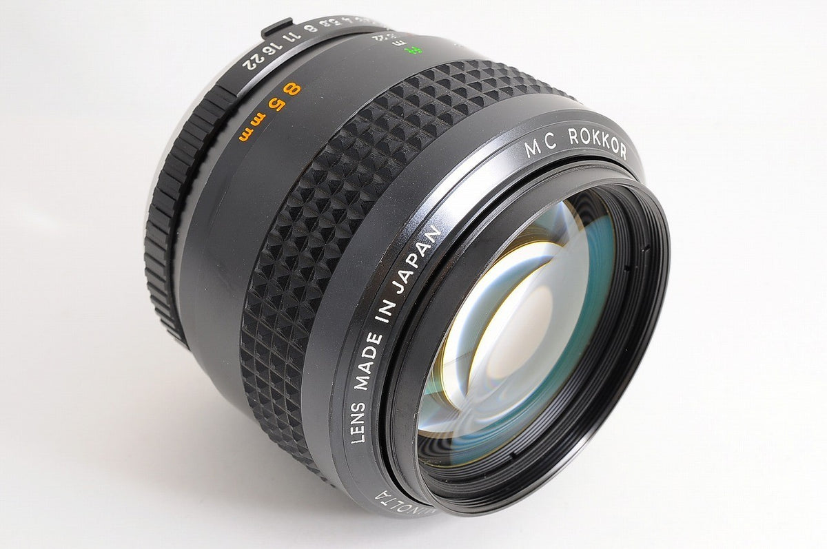 [MINT] Minolta MC Rokkor 85mm f/1.7 Fast MF Lens Minolta SR MD Mount Japan