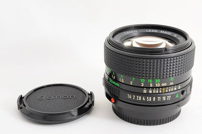 [Top Mint] Canon New FD nFD 50mm f/1.4 Fast MF Lens Canon FD Mount Japan