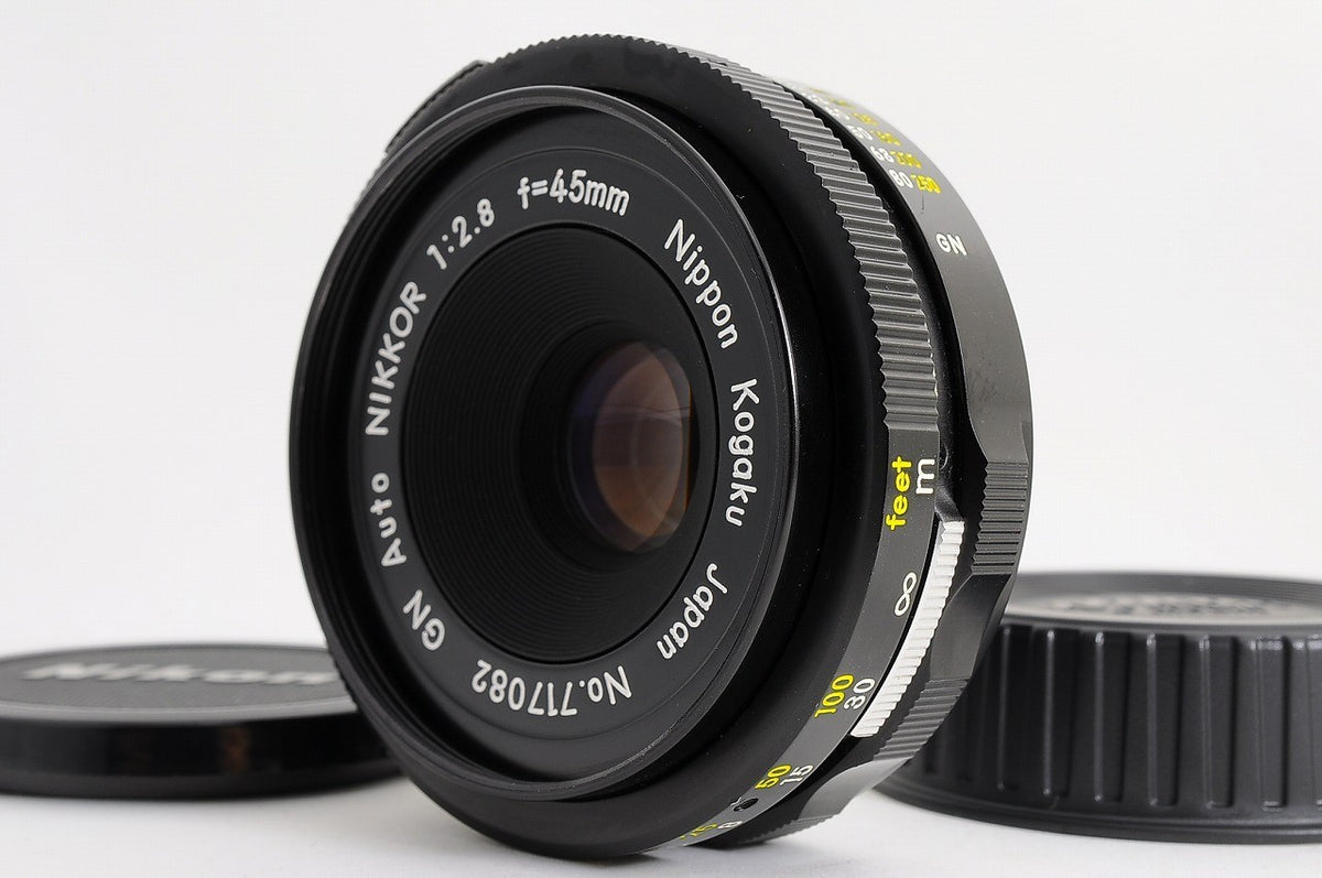 [Mint] Nikon GN Auto Nikkor 45mm f/2.8 Pancake MF Lens Nippon Kogaku Japan