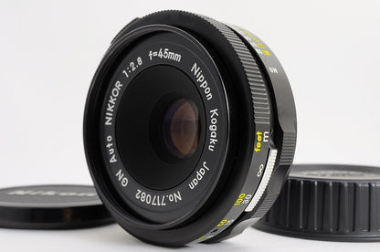 [Mint] Nikon GN Auto Nikkor 45mm f/2.8 Pancake MF Lens Nippon Kogaku Japan