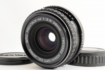 [Top Mint w/ Caps] SMC Pentax M 28mm f2.8 MF Wide Angle Prime Lens K Mount Japan