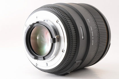[MINT w/ Hood] Sigma 85mm f/1.4 EX DG HSM Fast AF Lens Nikon F Mount Japan