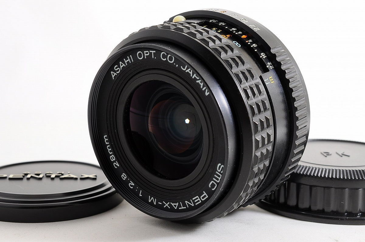 [Near Mint+ w/ Caps] SMC Pentax M 28mm f2.8 MF Wide Angle Prime Lens K Mount Jp