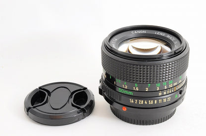 [Near Mint+] Canon New FD nFD 50mm f/1.4 Fast MF Lens Canon FD Mount Japan