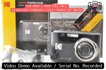 [TOP MINT Boxed] Kodak PIXPRO FZ45 Compact Digital Camera Red Vlog Japan