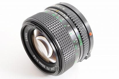 [Top Mint] Canon New FD nFD 50mm f/1.4 Fast MF Lens 1980 Olympic Cap Japan