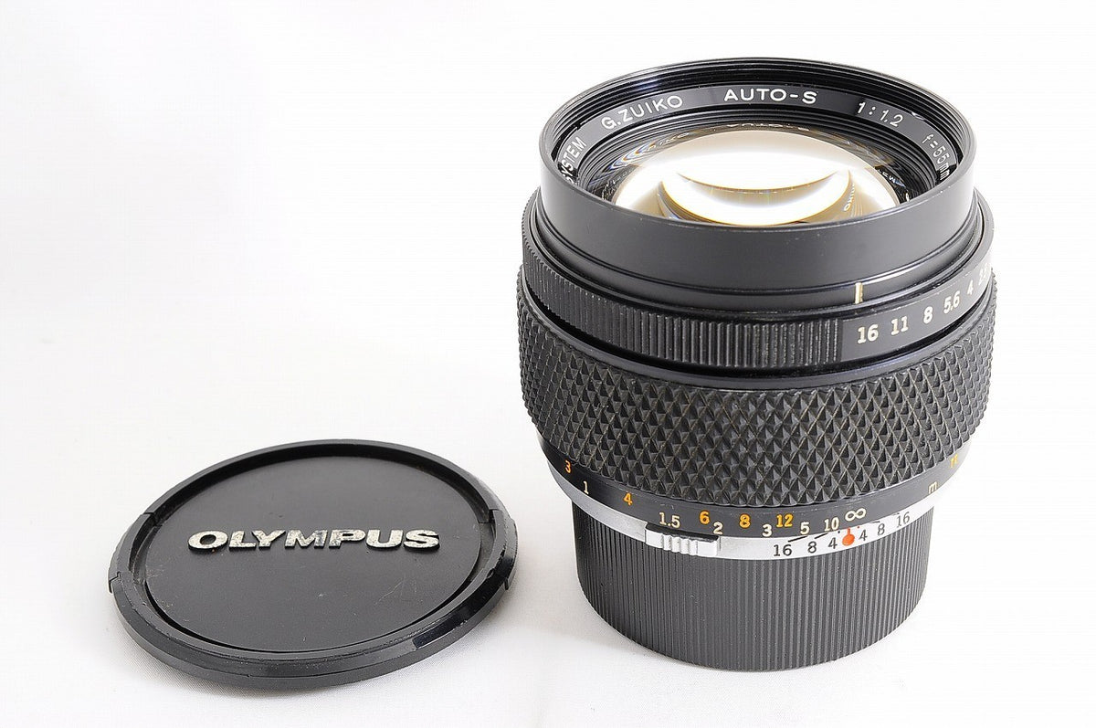 [Excellent+ w/Caps] Olympus OM-System G.Zuiko Auto-S 55mm f1.2 Fast MF Lens Jp