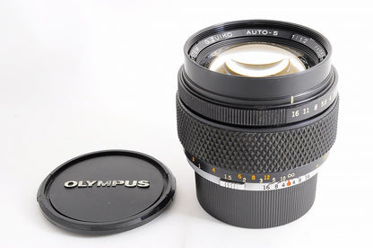 [Excellent+ w/Caps] Olympus OM-System G.Zuiko Auto-S 55mm f1.2 Fast MF Lens Jp
