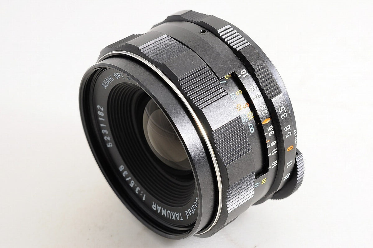 [Near Mint+ w/Filter Cap] Pentax Super Multi Coated Takumar 35mm f3.5 M42 Japan