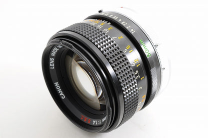 [Near Mint+ w/Hood Caps] Canon FD 50mm f1.4 SSC MF Standard Prime Lens Japan