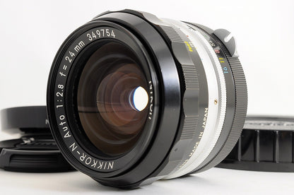 [Top Mint HN-1 Hood] Nikon Non-AI Nikkor-N Auto 24mm f/2.8 Wide MF Lens Japan