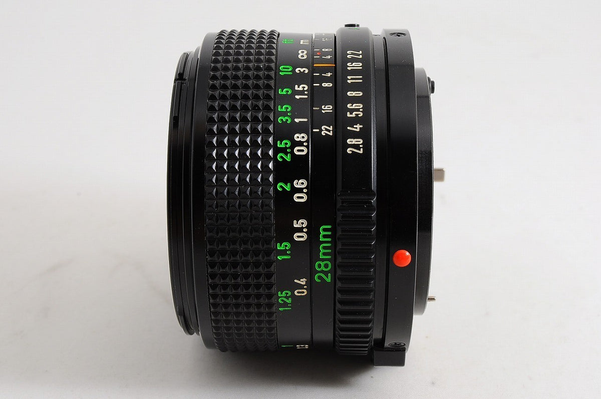 [Top Mint Metal Hood] Canon New FD nFD 28mm f/2.8 Wide MF Lens Canon FD Japan