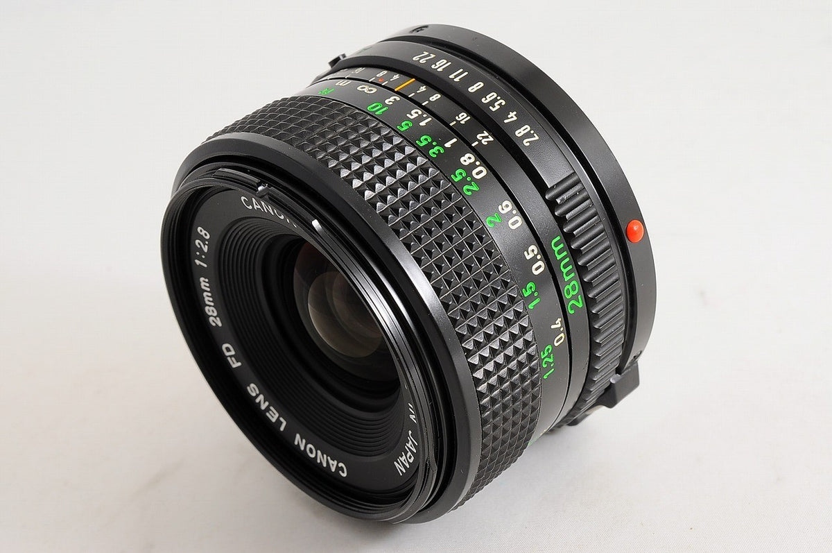[Top Mint Metal Hood] Canon New FD nFD 28mm f/2.8 Wide MF Lens Canon FD Japan