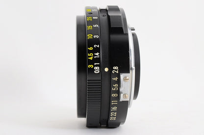 [Mint] Nikon GN Auto Nikkor 45mm f/2.8 Pancake MF Lens Nippon Kogaku Japan