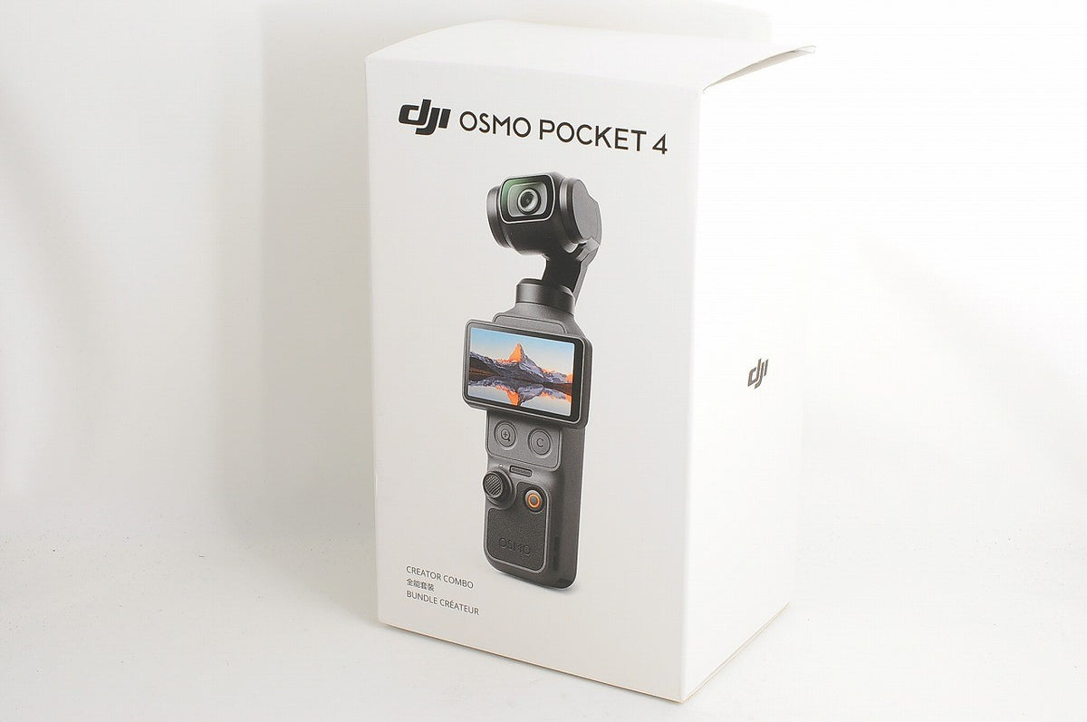 [Unused] DJI Osmo Pocket 4 Creator Combo 4K Handheld Gimbal Action Camera Japan
