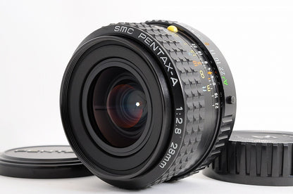 [Mint] Pentax SMC Pentax-A 28mm f/2.8 Wide MF Lens Pentax K Mount Japan