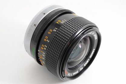 [Near Mint+ w/Case Filter] Canon FD 24mm f2.8 SSC MF Wide Angle Prime Lens Japan