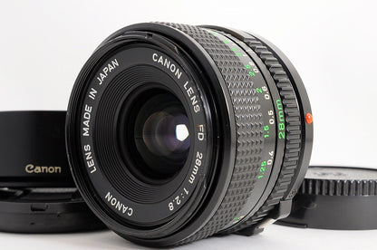 [Mint BW-52A Hood] Canon New FD nFD 28mm f/2.8 Wide MF Lens Canon FD Japan