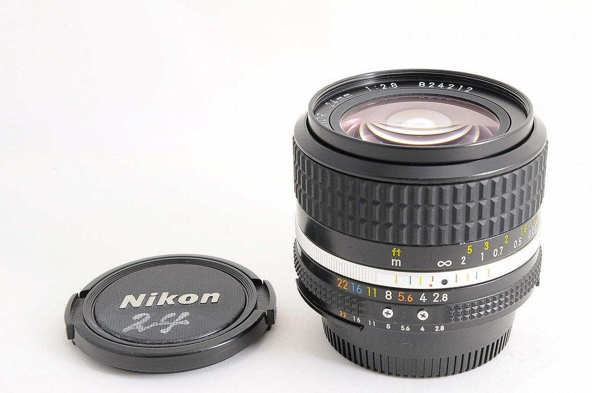 [Near Mint+] Nikon AI-S AIS Nikkor 24mm f/2.8 Wide MF SIC Lens Nikon F Japan