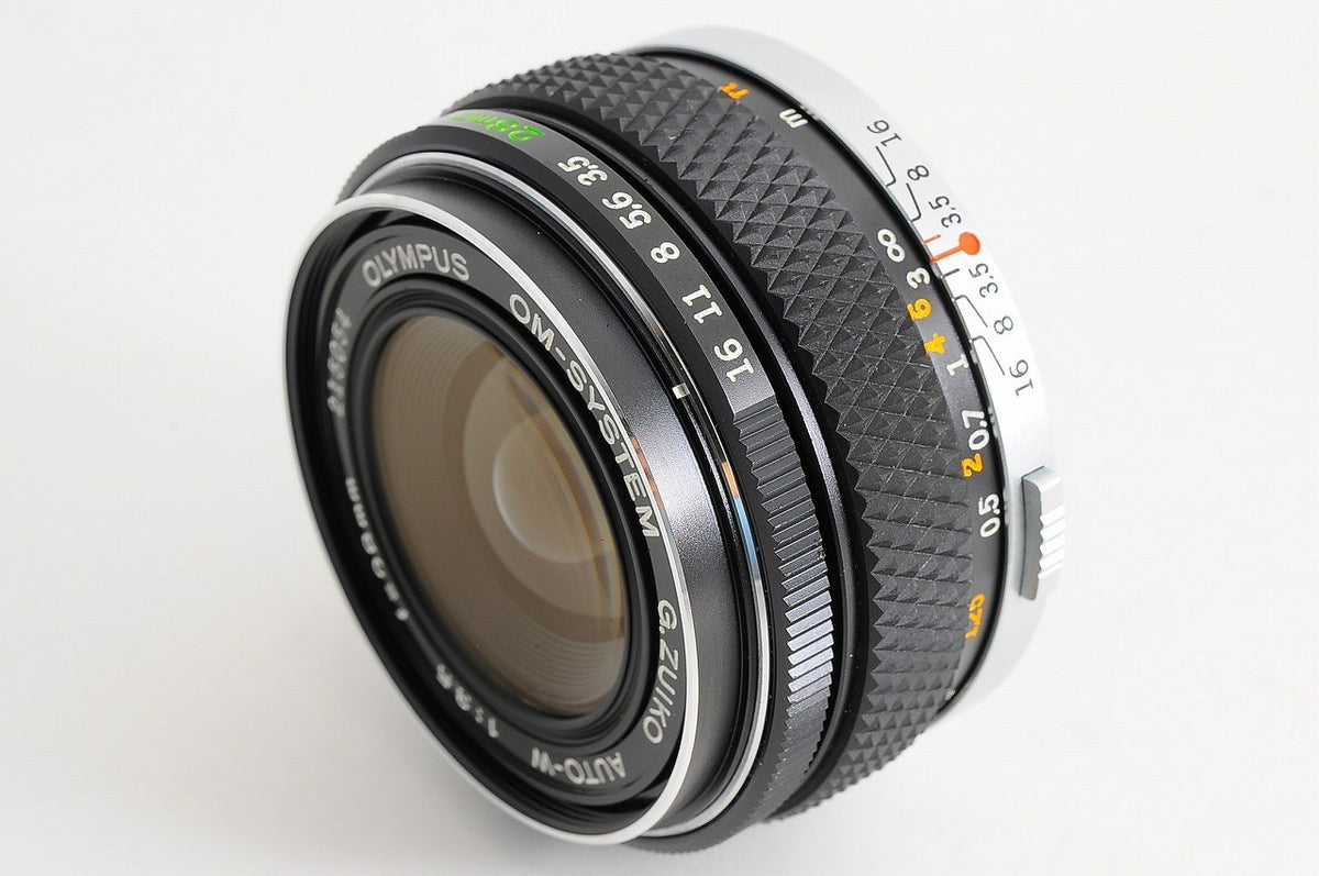 [NEAR MINT+] Olympus OM G.Zuiko Auto-W 28mm f/3.5 Wide MF Lens OM Japan