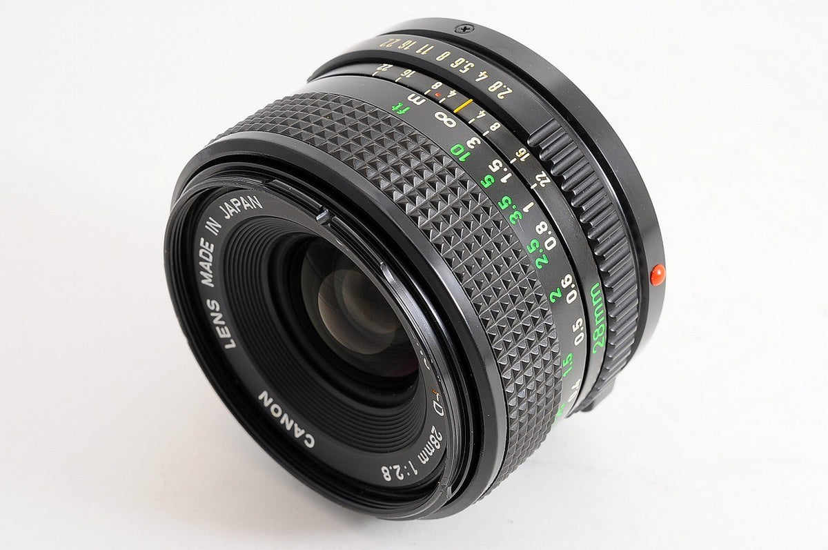 [Mint BW-52A Hood] Canon New FD nFD 28mm f/2.8 Wide MF Lens Canon FD Japan