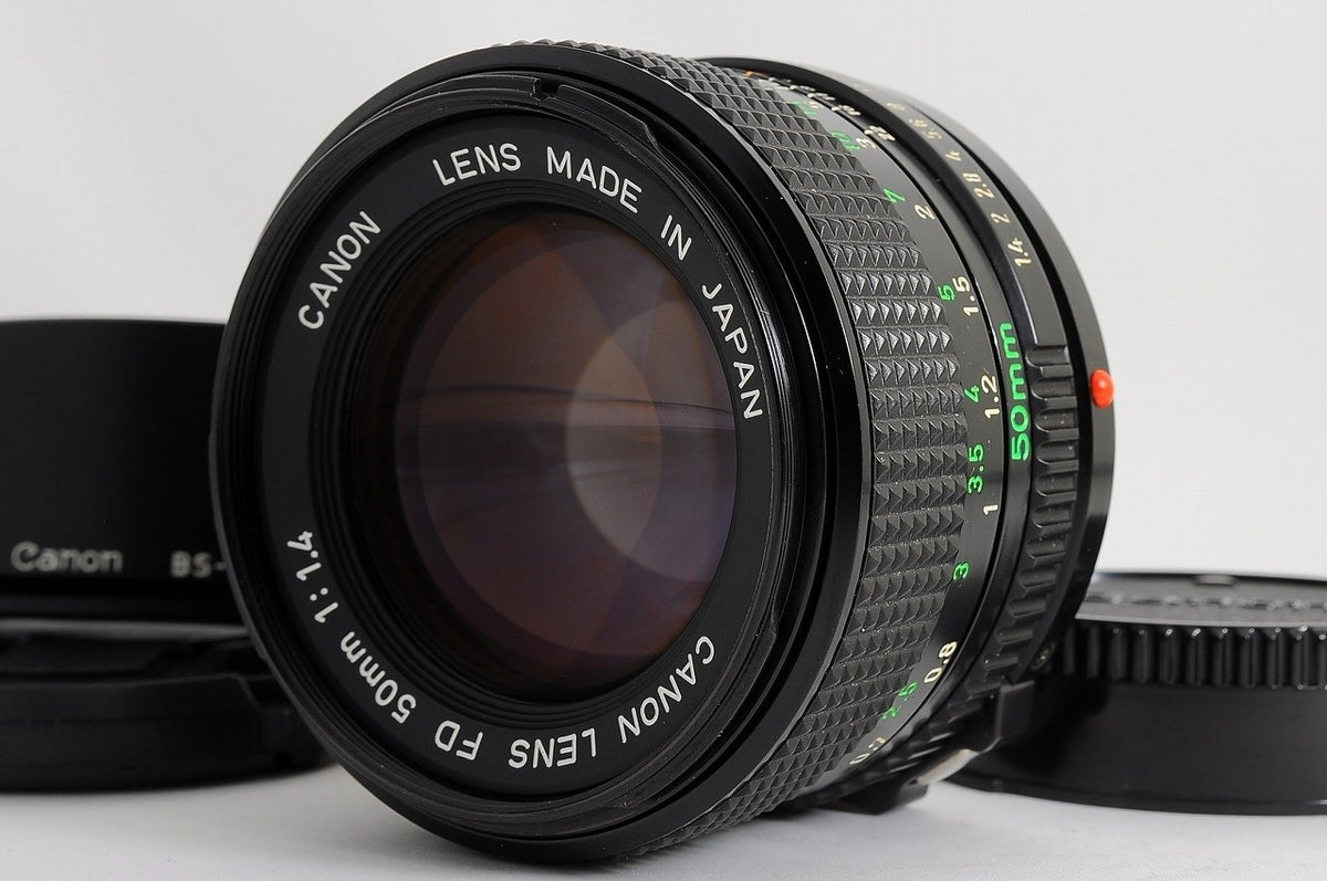 [TOP MINT BS-52] Canon New FD nFD 50mm f/1.4 Fast MF Lens Canon FD Mount Japan