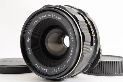 [Mint w/Metal Cap] Pentax Super Takumar 35mm f3.5 MF Wide Angle Lens M42 Japan