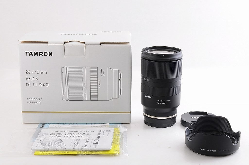 [TOP MINT] Tamron 28-75mm f/2.8 Di III RXD A036 Zoom Lens Sony E Mount Japan