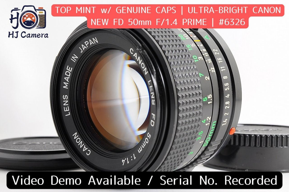 [Top Mint] Canon New FD nFD 50mm f/1.4 Fast MF Lens Canon FD Mount Japan