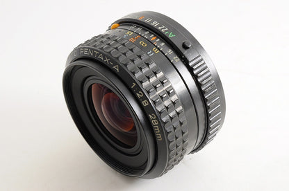 [NEAR MINT+] Pentax SMC Pentax-A 28mm f/2.8 Wide MF Lens Pentax K Mount Japan