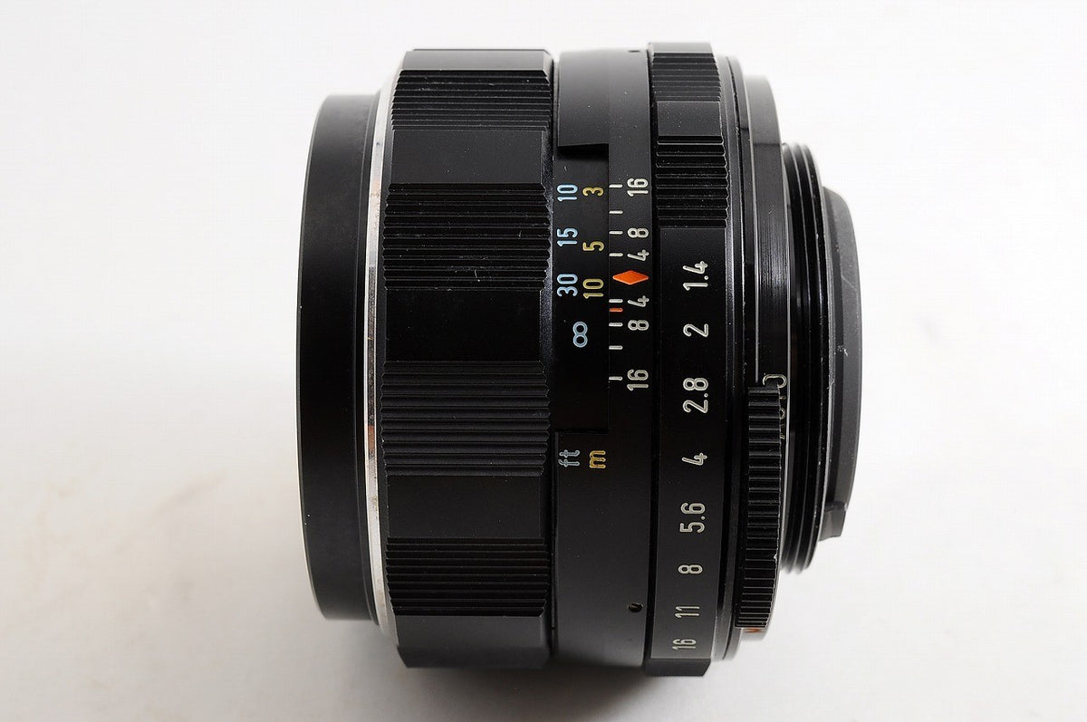 [Near Mint+ w/Hood Case Cap] Pentax Super Multi Coated Takumar 50mm f1.4 M42 JP