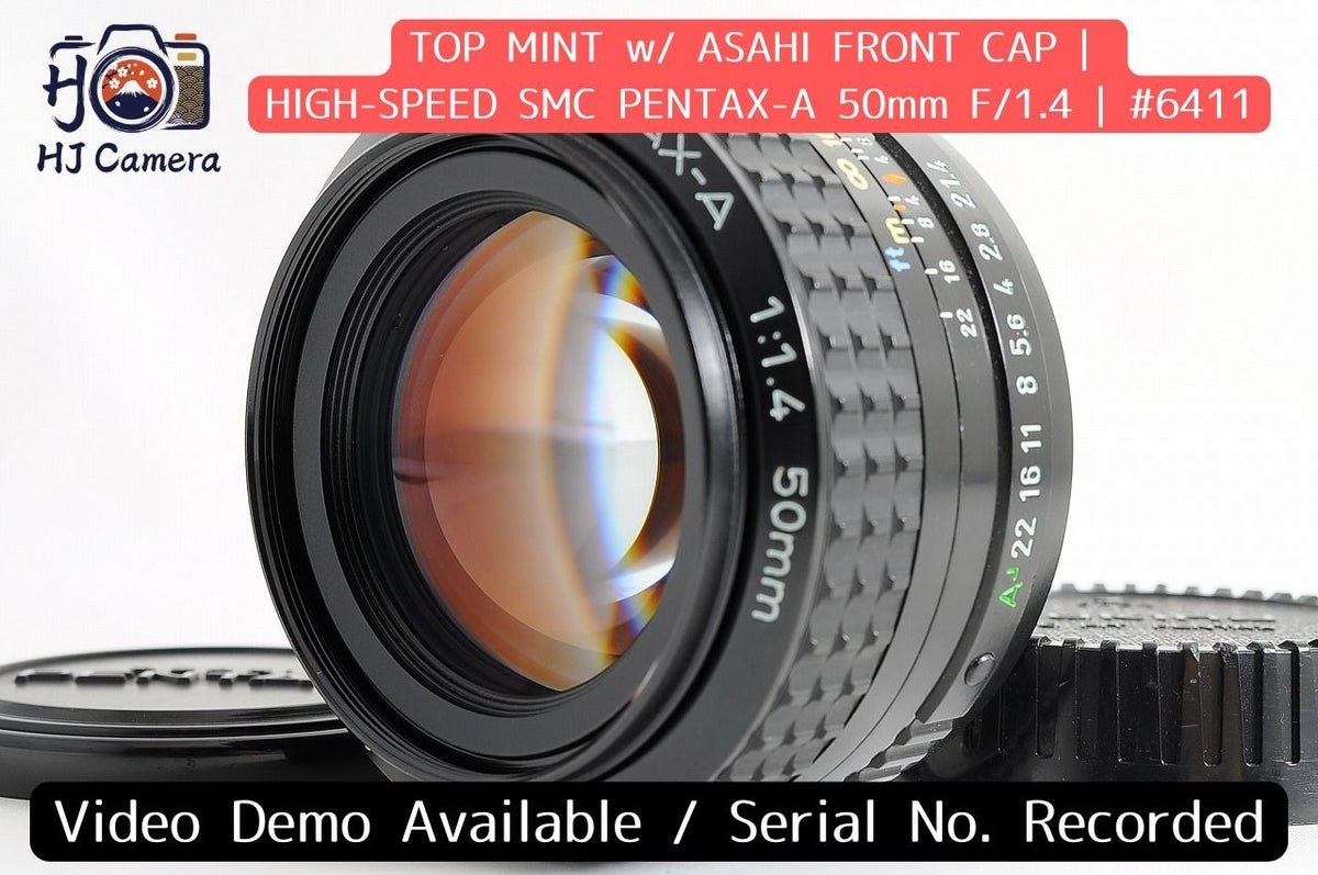[Top Mint] Pentax SMC Pentax-A 50mm f/1.4 Fast MF Lens Pentax K Mount Japan