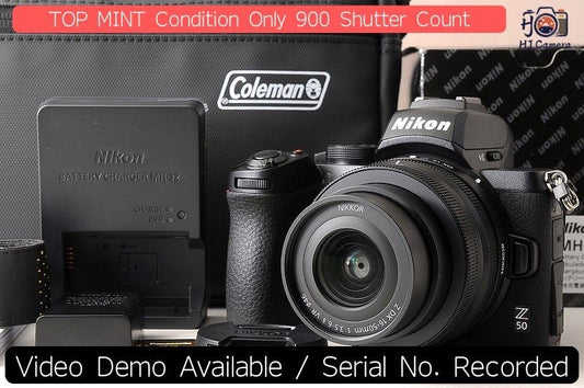 [Top Mint 900 SC] Nikon Z50 Mirrorless Camera 16-50mm VR Lens Kit Bag Japan