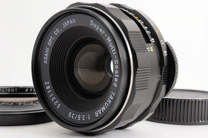 [Near Mint+ w/Filter Cap] Pentax Super Multi Coated Takumar 35mm f3.5 M42 Japan
