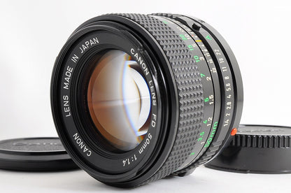 [Top Mint] Canon New FD nFD 50mm f/1.4 Fast MF Lens Canon FD Mount Japan
