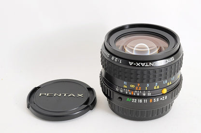 [Mint Caps] Pentax SMC Pentax-A 24mm f/2.8 Wide MF Lens Pentax K Mount Japan