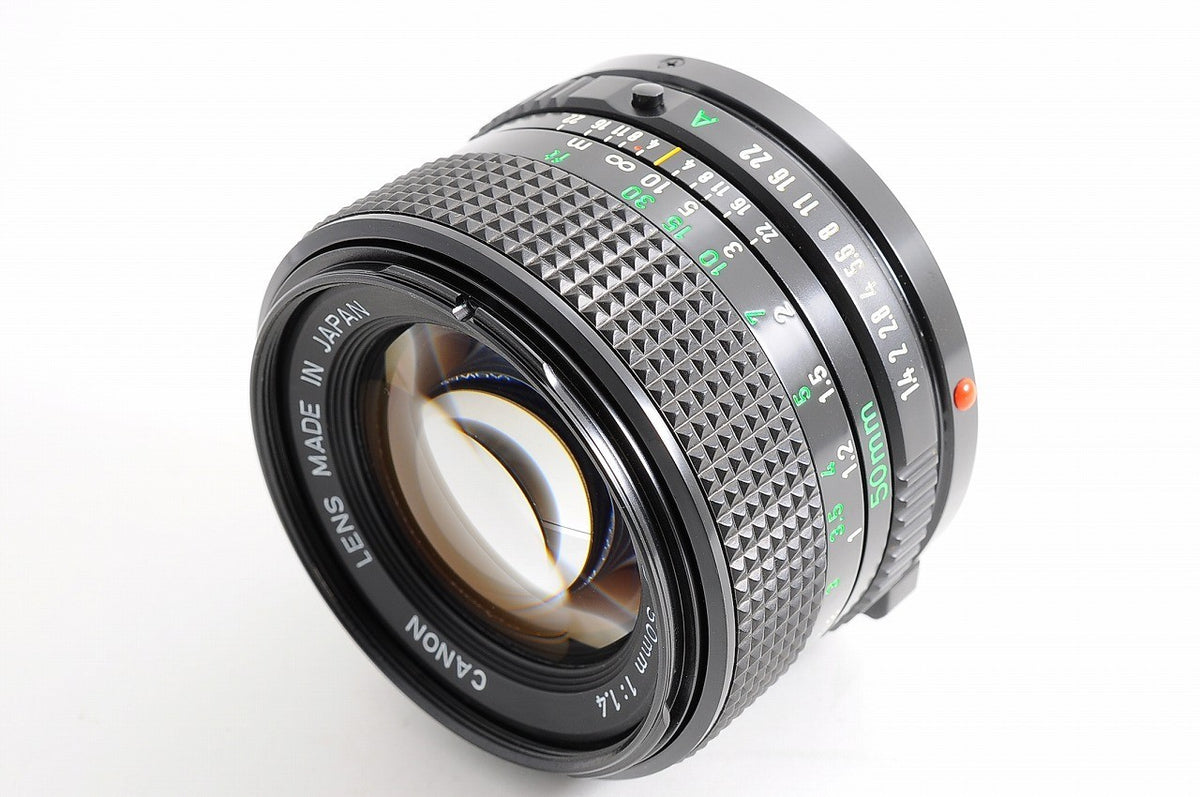 [Near Mint+ w/ Caps] Canon New FD NFD 50mm f1.4 Fast MF Standard Prime Lens JP
