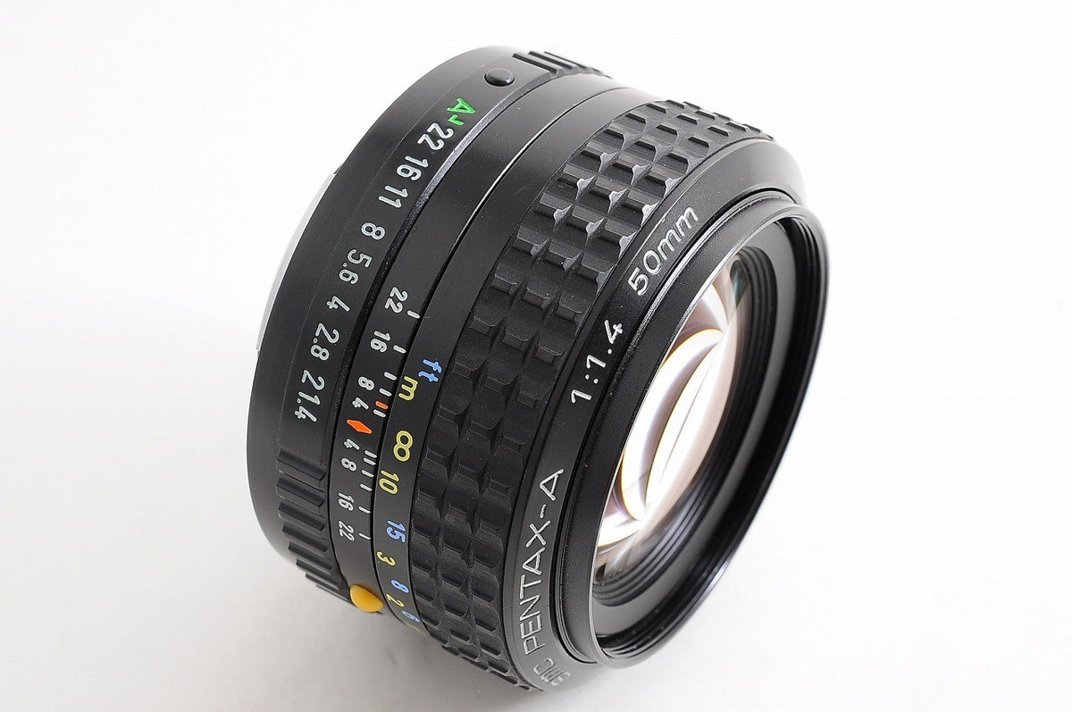[Mint w/ Caps] SMC Pentax A 50mm f1.4 Fast MF Standard Prime Lens K Mount Japan