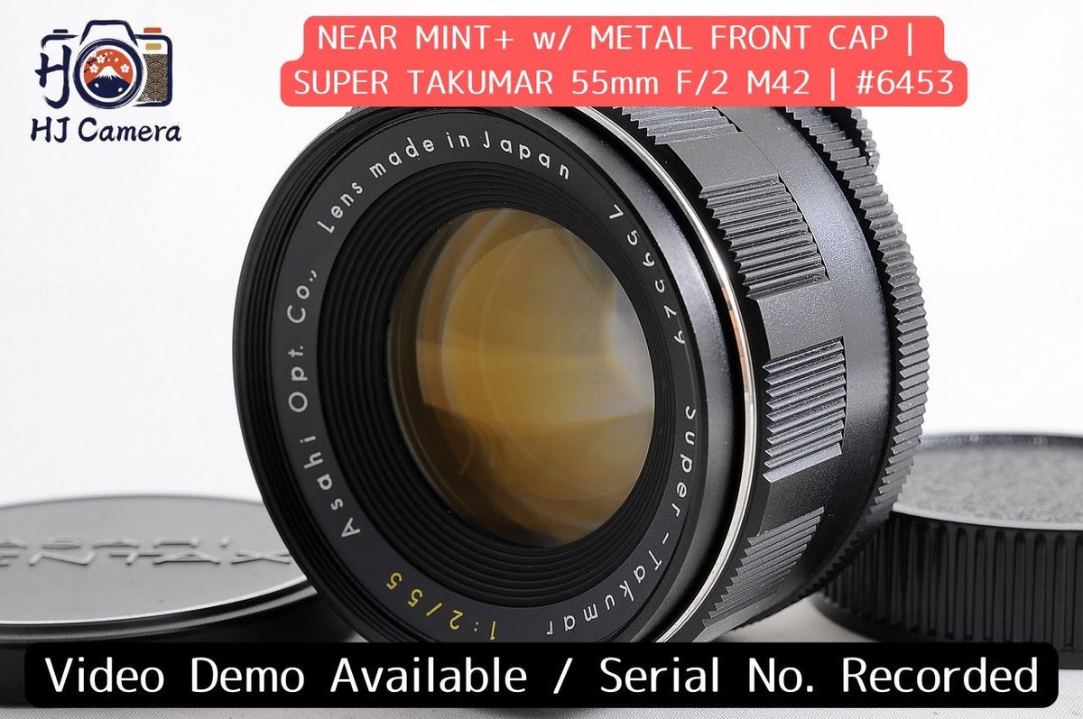 [Near Mint+] Pentax Super Takumar 55mm f2 MF M42 Standard Prime Lens Japan