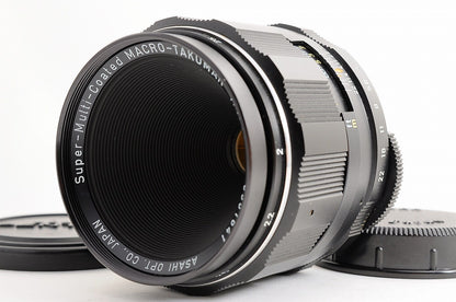 [Mint w/ Caps] Pentax Super Multi Coated Macro Takumar 50mm f4 M42 Lens Japan