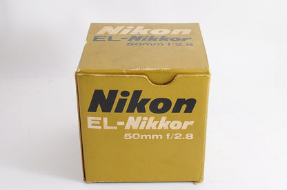 [Mint Boxed Case] Nikon EL-Nikkor 50mm f/2.8 N MF Enlarging Lens Japan
