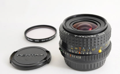 [NEAR MINT+] Pentax SMC Pentax-A 28mm f/2.8 Wide MF Lens Pentax K Mount Japan