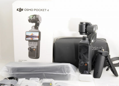 [Unused] DJI Osmo Pocket 4 Creator Combo 4K Handheld Gimbal Action Camera Japan