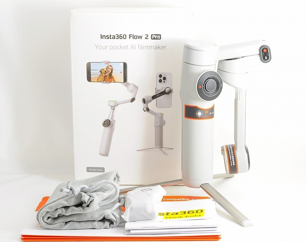 [Almost Unused Boxed] Insta360 Flow 2 Pro Smartphone Gimbal Stabilizer Japan