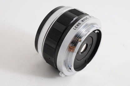 [MINT w/ Case] Olympus Pen F E.Zuiko Auto-W 25mm f/4 Wide MF Lens Pen F Japan
